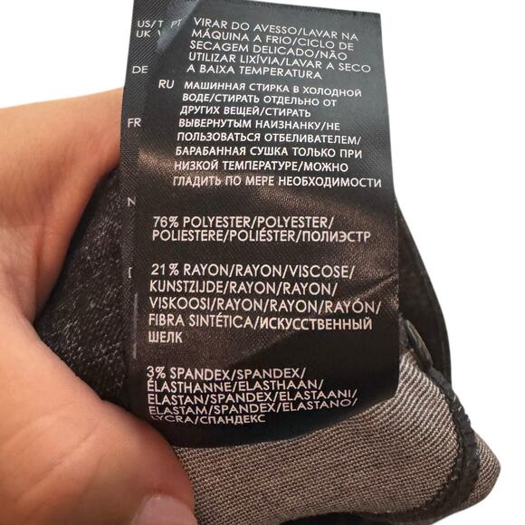 Liverpool NWT Jordyn Bootcut 14 Gray Stretch High Rise Dress Pants Welt Pockets - Picture 9 of 10